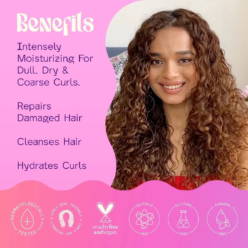 Arata Advanced Curl Care Hair Shampoo, 300 ml-3.webp